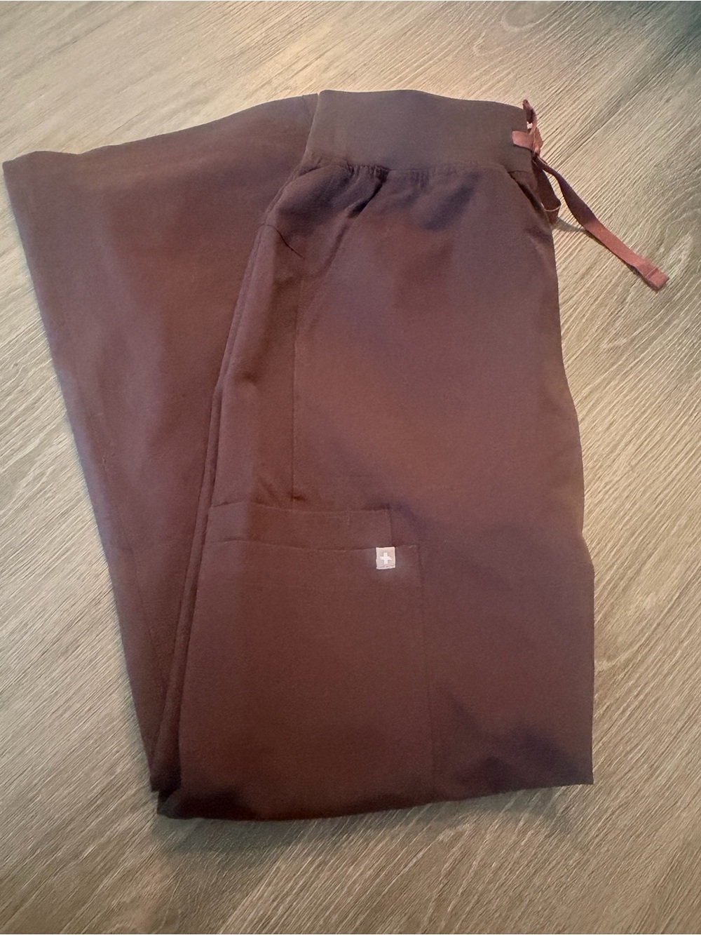 Figs Isabela Wide-Leg in Espresso - Picture 4 of 4